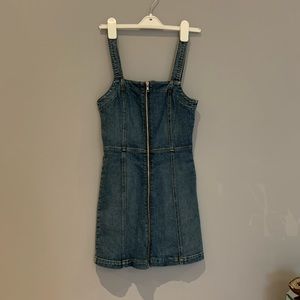 Reformation denim mini dress